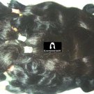 Slightly Coarse Natural Human Hair, Slightly Wavy Virgin Hair Ponytail, Raw Hair
