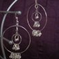 HOOP DANGLE EARRINGS