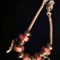 Murano Glass Beaded European Bracelet