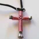 Disciple's Cross Necklace - Light Pink