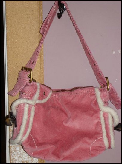 Pink soft purse