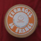 Fromages De France ceramic plate set of 6