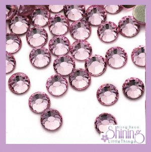1440pcs Rhinestone cyrstals flatback in Supreme Quality - 3mm (12ss) LIGHT PINK