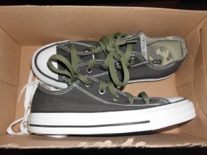 Green Chuck Taylor All Stars by Converse (new in box!)