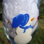 Snowman Hand Painted Wine Glass