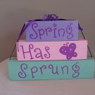 Spring Has Sprung Wood Stackers