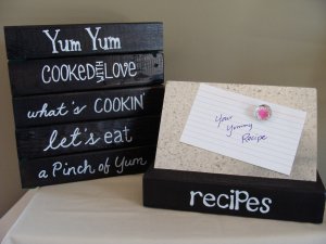 Magnetic Recipe Card Holder