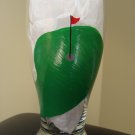 Golf Hand Painted Pilsner Beer Glass