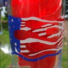 Patriotic Flamed Out Flag Hand Painted Beer Mug