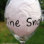 Wine Snob Hand Painted Wine Glass