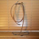 Beautiful Tan Stud Horse Lead with Chain / Used Horse Tack Lot