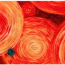 Quilt Fabric Fat Quarter Radiant Beauty Quilt Shop Quality Fabric Red Orange