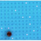 Quilt Fabric Fat Quarter Woodland Wonderland Polka Blocks McCarroll Quilt Fabric Blue