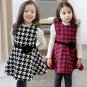 Size 100 Black - Girls' Long Sleeve Dress
