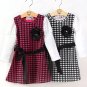 Size 100 Black - Girls' Long Sleeve Dress
