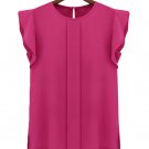 Size Asian L (US M(8-10) ,UK 10, AU 12) - Candy Color Women's Chiffon Blouse