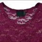 Size Asian M (US S(4) ,UK 6, AU 8) - Ladies Round Neck Lace Dress With Belt