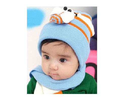 Baby's Winter Warm Honeybee / Ladybug Caps + Scarf