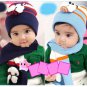 Baby's Winter Warm Honeybee / Ladybug Caps + Scarf