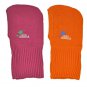Rose Pink - New Korean Style Cute Children Stretchy Warm Winter Hat Beanie Collar Cap