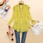 Asian S (US S(2) ,UK 2, AU 4) - Women's Long Sleeve Blouse