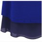 Size Asian M (US S(4) UK 6 AU 8) - Long Sleeve Two Tiered Top Blouse