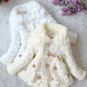 Size 8 Beige - Girls Junoesque Baby Faux Fur Coat