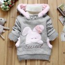 Size 90 Grey - Children Fashion Fleece Sweater