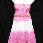 #6965 Ombre Tulip-Color Summer Cotton Convertible Maxi Skirt Size S-M-L