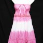 #6965 Ombre Tulip-Color Summer Cotton Convertible Maxi Skirt Size S-M-L