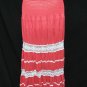 #6970 Lace,La Rosa-Color Summer Cotton Convertible Maxi Skirt Size S-M-L