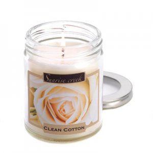 #14829    CLEAN COTTON SCENT CANDLE