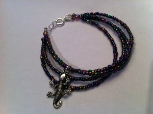 Bead Lizard Bracelet