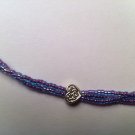 Purple Bead Celtic Knot Necklace