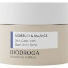 Biodroga Moisture & Balance 24hr Care Rich cream 50ml- For Dry, very dry skin