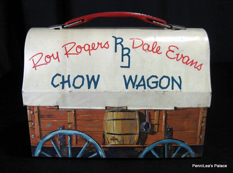 Roy Rogers RR Dale Evans Chow Wagon Dome Top Lunchbox & Thermos