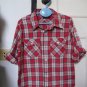 Red plaid shirt for boy size 6 / 120