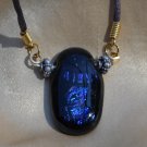 Dichroic Pendant - Blue Mystery
