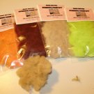 BEAVER DUBBING  FLY TYING color:  PALE YELLOW