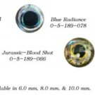 FISHIZE  10 mm.  Fly Tying Eyes  DARK IRIDESCENT