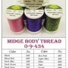 MIDGE BODY THREAD (SPOOLED SPARKLE TINSEL)  PINK