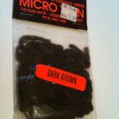 MICRO YARN Egg Yarn glow bugs SALMON EGGS    DARK BROWN