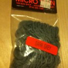 MICRO YARN Egg Yarn glow bugs SALMON EGGS    DARK GREY