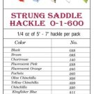 STRUNG SADDLE HACKLE fly tying  OLIVE