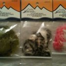 JAILHOUSE BUNNY ZONKER STRIPS Fly Tying  CERISE / BLACK