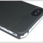 Deluxe Rubberized Hard Case Cover + Belt Clip Holster w/ Stand For iPhone 4S 4G (BLACK)