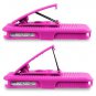 Deluxe Rubberized Hard Case Cover + Belt Clip Holster w/ Stand For iPhone 4S 4G (PINK)