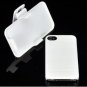 Deluxe Rubberized Hard Case Cover + Belt Clip Holster w/ Stand For iPhone 4S 4G(WHITE)
