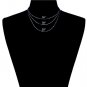 Monogram Necklace 0.5 inch Handcrafted 24K Gold Plated Silver Initial Necklace