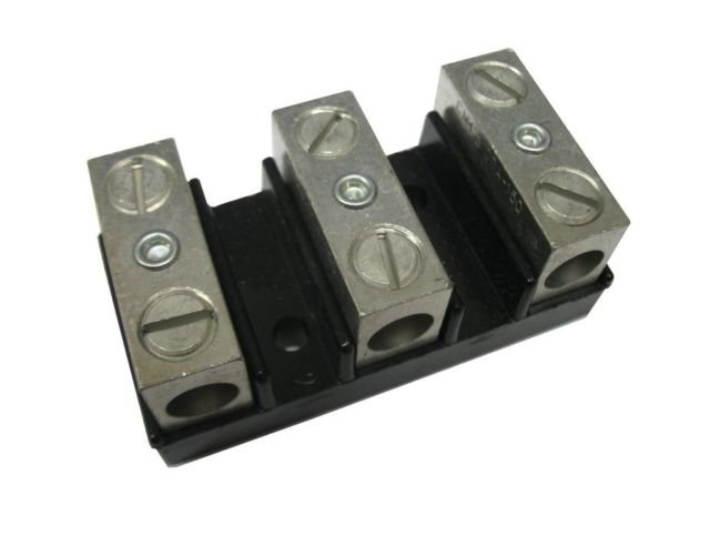 Large Power Distribution Block 3 Pole 2/0 Ga AWG Made in USA UL Listed ...